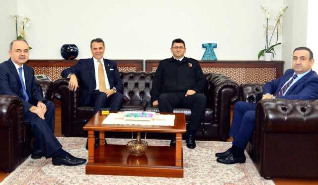 Beşiktaş Başkanı Fikret Orman’dan Yalova Valisine Ziyaret