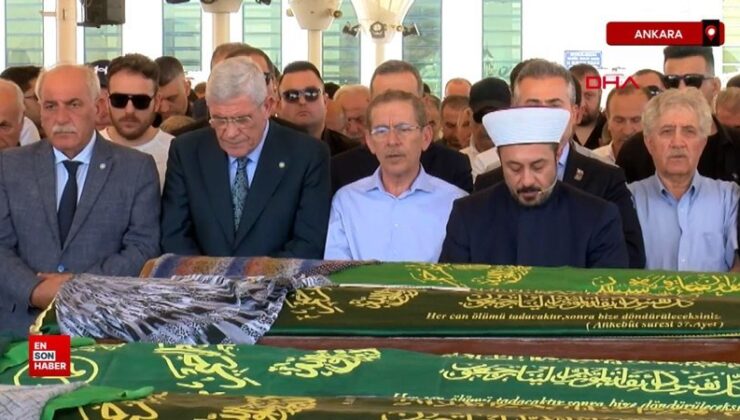 Abdüllatif Şener’in kayınvalidesi Leyla Çetiner için cenaze merasimi düzenlendi