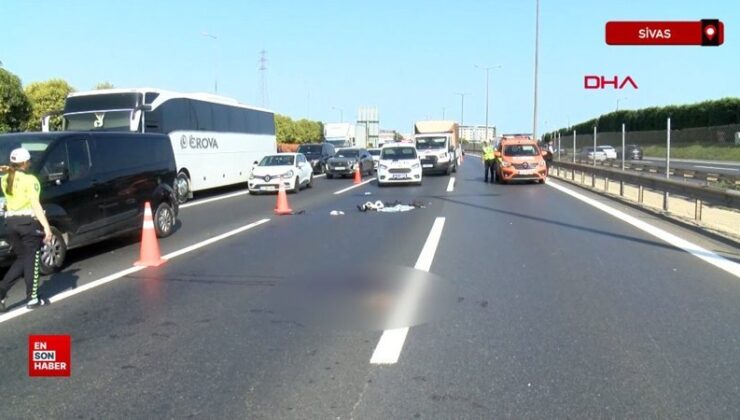 Ataşehir TEM’de motosiklet kazası