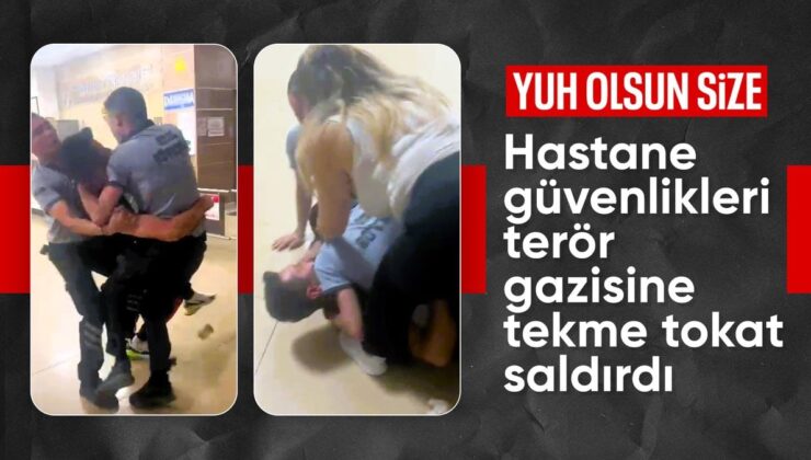 Denizli’de güvenlik görevlilerinden terör gazisine saldırdı