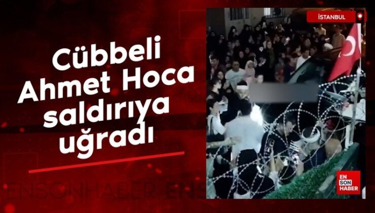 İstanbul’da Cübbeli Ahmet Hoca’ya hücum teşebbüsü