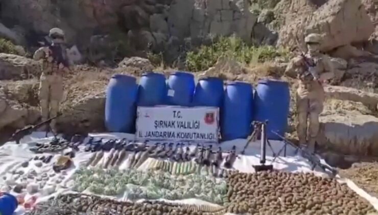 Şırnak’ta GÜRZ operasyonu: Terör örgütüne ilişkin mühimmat deposu imha edildi