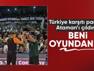 Türkiye tersi pankart, Ergin Ataman’ı kızdırdı: Beni oyundan atın