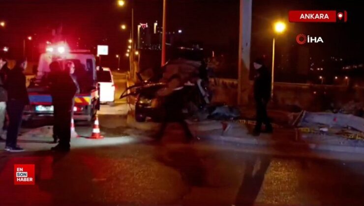 Ankara’da feci kaza: 4 meyyit, 1 yaralı