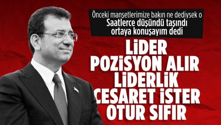 Ekrem İmamoğlu’ndan Devlet Bahçeli’ye Öcalan karşılığı