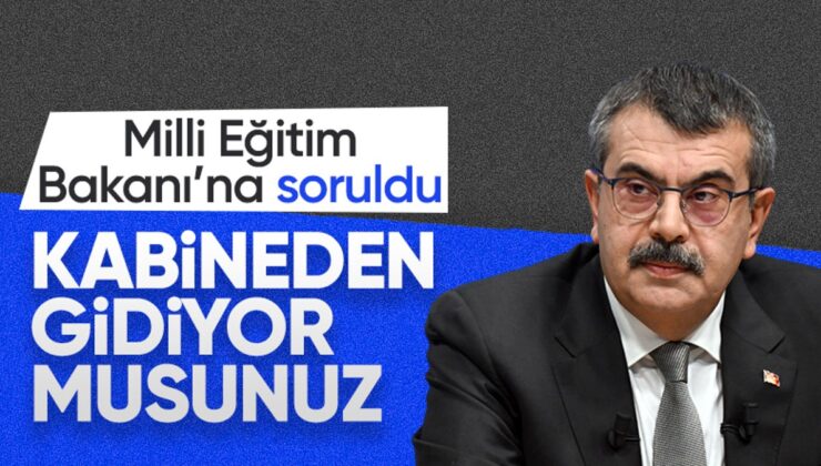 Yusuf Tekin’den Kabine değişikliği açıklaması: En çok beni konuşuyorlar, takdir