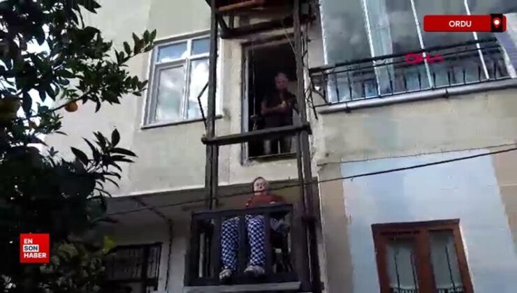 Ordu’da yatağa bağımlı eşi için asansör yaptı