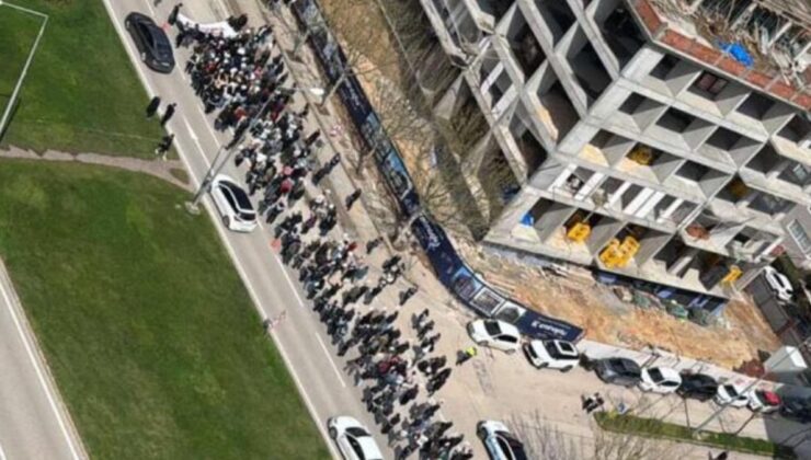 Mustafa Bozbey’e dayanak yürüyüşünde iştirak sayısı düşük kaldı