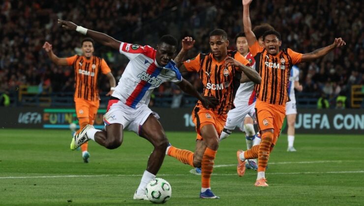 Arda Turan’ın ekibi Shakhtar Donetsk yarı final birinci maçında Crystal Palace’a yenildi