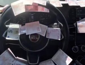 Bir taksici günlük yararını paylaştı