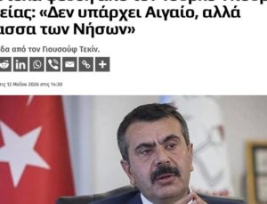 Müfredat değişikliği Yunanistan’ı rahatsız etti: Basın bu kere Yusuf Tekin’i gaye aldı