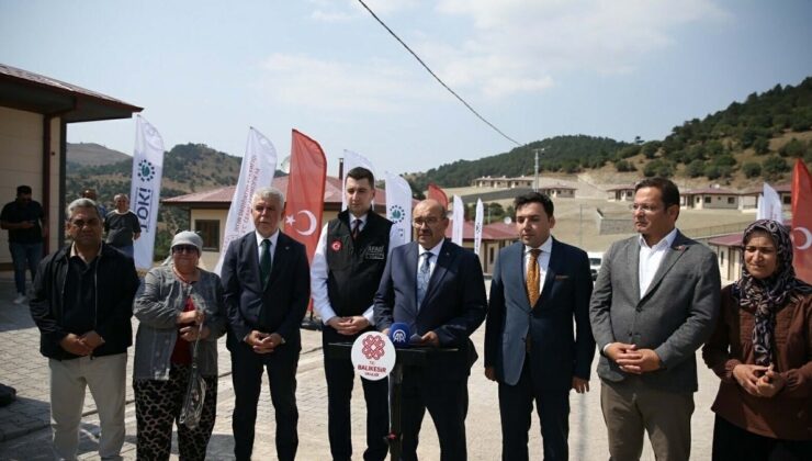 Balıkesir’de depremzedeler için 305 konutun kurası çekildi
